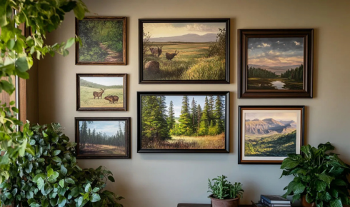 How can leaving some surfaces intentionally empty help your favourite decor items stand out more