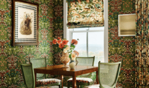How can painting inside cupboard doors a cheerful colour add a small daily happiness boost