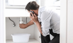 How can using a drain cover in the shower stop hair from clogging pipes