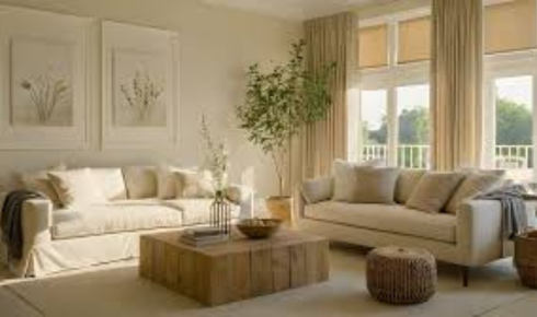 Why is it important to check how much natural light a room gets before choosing tile or wall colours