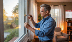 Why should you test all window latches before monsoon begins each year